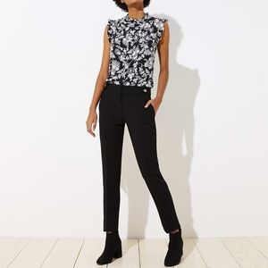 SLIM BUTTON TAB WAIST PENCIL PANTS IN MARISA FIT